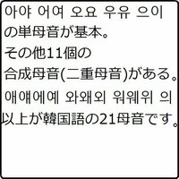 韓国語 子音と母音 韓国語の母音の順添付図のようにアヤオヨオヨウユウ Yahoo 知恵袋
