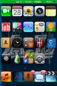 Iphoneのアプリ変更で背景が黒くなります Ifunboxを使ってアプ Yahoo 知恵袋