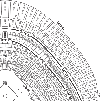 東京ドーム座席表について教えてください コンサートチケットに １階３ Yahoo 知恵袋