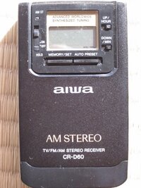 アイワTV／FM／AMステレオCR－D60チューニングの方法