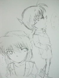 灰原哀ちゃんのイラストを描きたいのですが 髪の描き方などコツを教え Yahoo 知恵袋