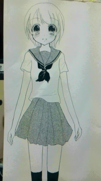 小学1年生の妹が描いた絵です。 - 友達にうまいと言われるそ