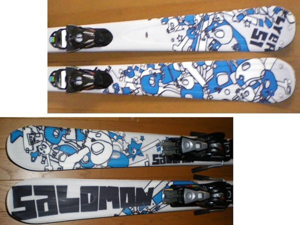 salomon FLYER 11 1080スキー板 青白デザイン salomon FLYER 11 1080スキー板 青白デザイン スキー