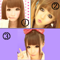 この画像の読者モデルさんの名前はなですか の写真に写っている1番と Yahoo 知恵袋