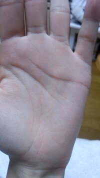 手相を見てほしいです中指の下の縦線と薬指の下の３本の横線は何を表 Yahoo 知恵袋