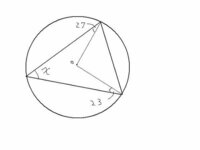 三角形の外心 角度 三角形の外心の角度の問題おしえてください 画像を添 Yahoo 知恵袋