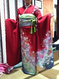 振袖について先日振袖を見にいったのですが右袖前と左袖後ろに柄があ 