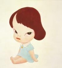 奈良美智のアートが好きな方 奈良美智の絵を購入しました 先日 友達が Yahoo 知恵袋