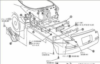 Z33のリアバンパーの外し方についてリアバンパーを外している所なのですが Yahoo 知恵袋