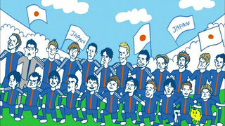 あるサッカー日本代表の選手たちが描かれたイラストについて Yahoo 知恵袋