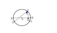 中学数学円周角と弧の性質の利用問題 下の図のようなa Bを直 Yahoo 知恵袋