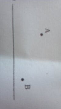 数aの問題です 直線ℓ上に中心があり 2点a Bを通る円の作図方法を教えて Yahoo 知恵袋