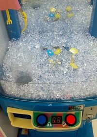 クレーンゲームについて - 下の画像の鍵をつかむタイプの攻略法は