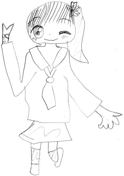 20年前に、小学生だった妹が書いた絵 20年前に、小学生だった妹が書いた絵 20年前に、