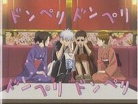 銀魂のアニメでお妙さんのキャバクラで銀時とかが女装して将軍をもて Yahoo 知恵袋