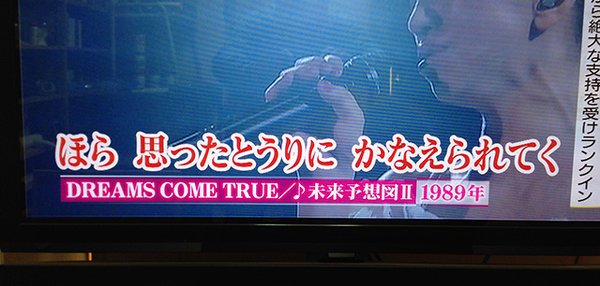 思ったとうり？ - 先日見てたテレビ番組に「思ったとうり」ってテロ 