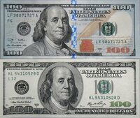 新100ドル札と旧100ドル札で海外で両替をする場合、換算レートに - Yahoo!知恵袋