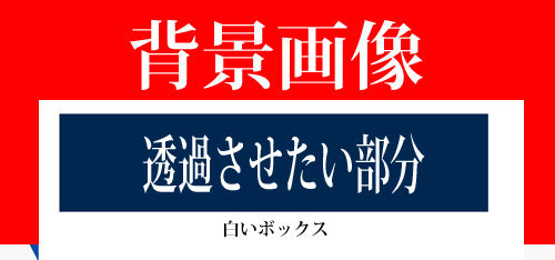 HTML/CSS背景画像のみを透明化する方法 - 詳しい方教えてください。CS 