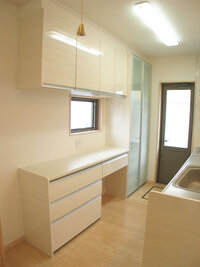 キッチン背面収納について 画像のようなキッチン背面収納をお願いする Yahoo 知恵袋