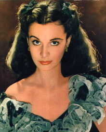 往年の女優シリーズ＞ヴィヴィアン・リー。美人ですねえ。よく見