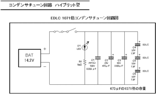 自家用車のｅｄｌｃコンデンサチューン回路についてケミコン470mf Yahoo 知恵袋