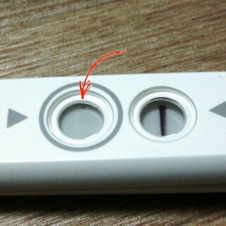 妊娠検査薬 チェックワン での判定について 線は見えないので陰性だと思うので Yahoo 知恵袋