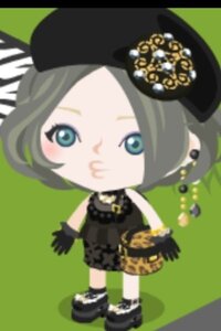 アメーバピグのアイテムについて この画像の帽子 髪型 服 靴はどこ Yahoo 知恵袋