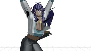 Mmd自作モデルの肩の破綻について質問です 腕を上げる 振るなどし Yahoo 知恵袋