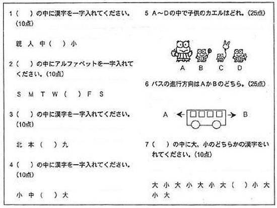 慶應幼稚舎の受験問題についてです。慶應幼稚舎を出られた方、お子様が