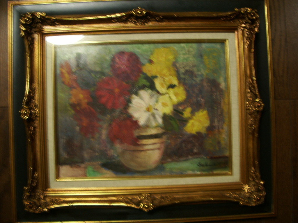 絵画（油彩画）の修復についての質問です80年以上前の作品、宮本三郎