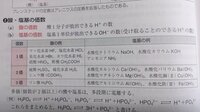 高校化学の酸 塩基の価数について全くわからないので説明してください Yahoo 知恵袋