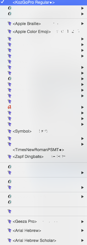 無料ダウンロード Kozgopro フォント