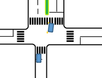 交差点の向こう側の道路が明らかに広い場合 こちらからの直進より Yahoo 知恵袋