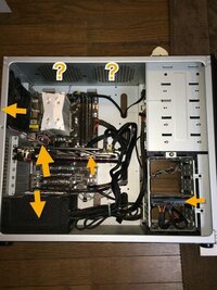 Pcのファンの向きについて教えてください画像 ファンのないところは外してるだ Yahoo 知恵袋