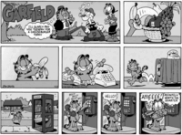 私の大好きな漫画 アメリカのガーフィールドの場面です 最後のコマで ガ Yahoo 知恵袋