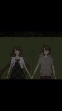 化物語 阿良々木 戦場ヶ原 自転車 橋