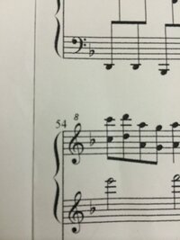 ト音記号の下のに8という記号が入っている時はオクターブ下がるんですよね そ Yahoo 知恵袋