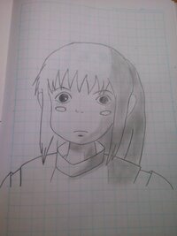 小６女子です千と千尋の神隠しの千尋を描いてみました絵のうまい方から Yahoo 知恵袋