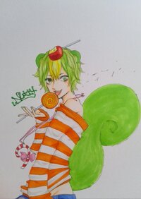 イラストへの評価おねがいします 描いたものはハピツリのナッティとい Yahoo 知恵袋