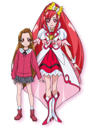 ドキドキプリキュアで 下の画像は 亜久里とエースが並んでいる画像で Yahoo 知恵袋
