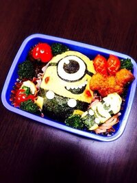 男ですが細かい作業が好きでミニオンのキャラ弁作ってみました 男がキ Yahoo 知恵袋