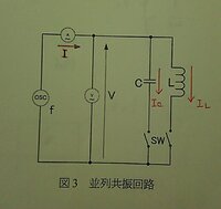 並列共振回路の各電流 大元の電流 コイルの電流 コンデンサの電流 をシャ Yahoo 知恵袋