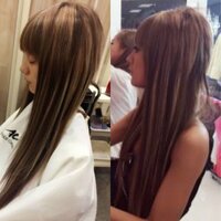 髪型についての質問です 段がついているロングヘアーと段のつい Yahoo 知恵袋