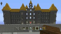 マインクラフトで城を建ててみたのですがどう思いますか 屋根の色をす Yahoo 知恵袋