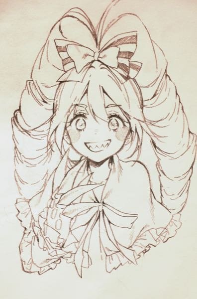 小学1年生の妹が描いた絵です。 - 友達にうまいと言われるそ