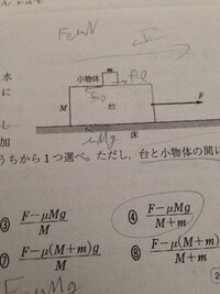 物理基礎 積み重ねた二物体の運動について この問題 下にある Yahoo 知恵袋