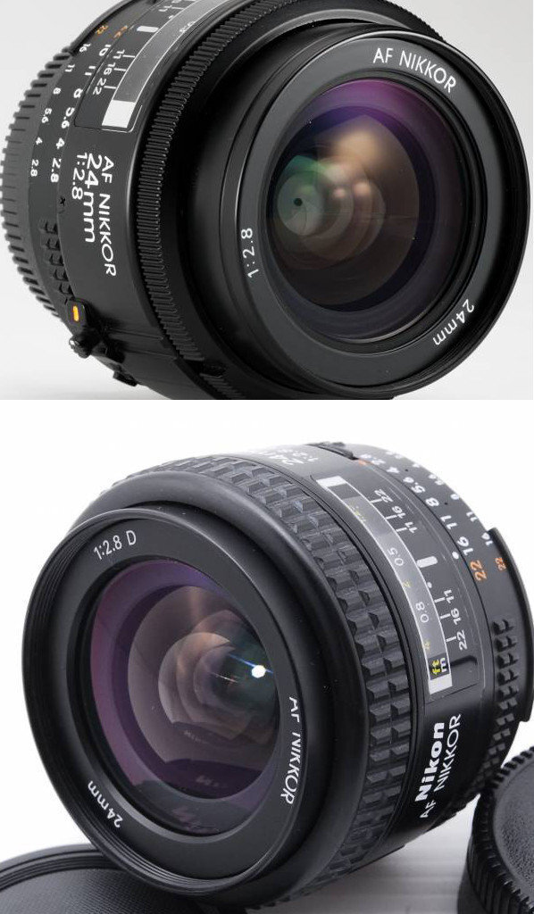 36.Nikon AF NIKKOR 24mm f/2.8 レンズ(旧) Verson history of Nikon AF Nikkor 24mm f/2.8 Ultra-Wideangle