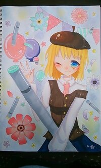 アナログ絵で背景が描けません 初めまして 私はコピックなんかを Yahoo 知恵袋