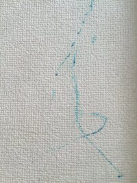 白い壁紙に 水性ペンで子供が落書きをしてしまいました ﾏｲﾍﾟｯﾄで拭いた Yahoo 知恵袋
