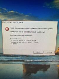 Pc版gta5をやろうとしたらいきなりscripthookvcritical Yahoo 知恵袋